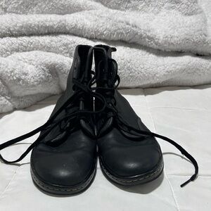 Dr. Martens Black Lace-Up Boots